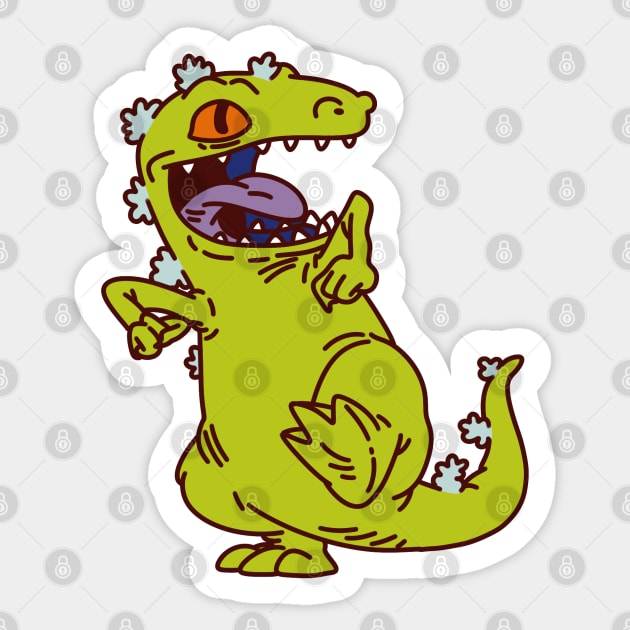 Rugrats Dino Dinosaur Sticker TeePublic